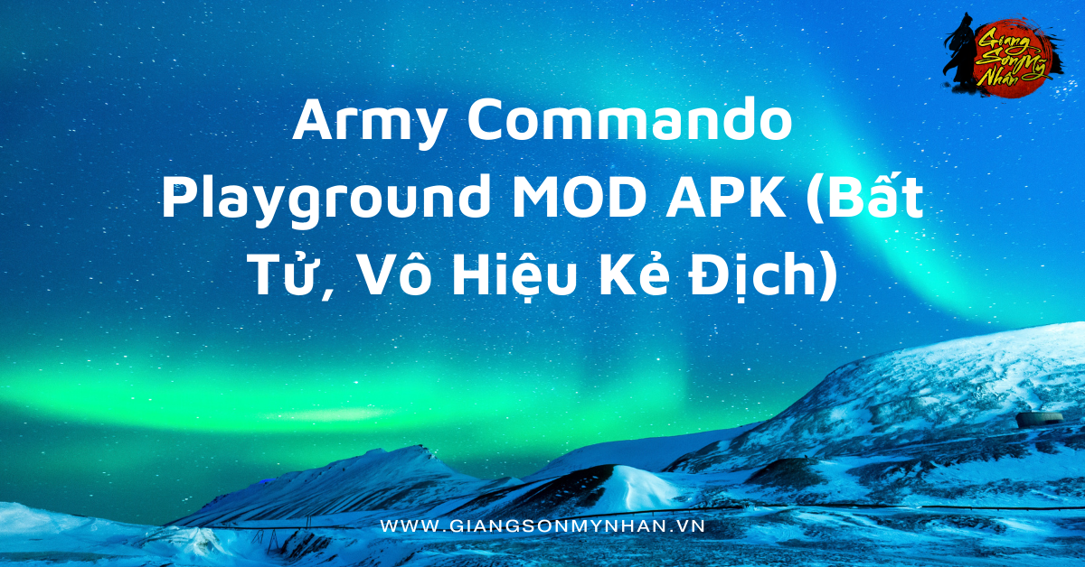 Army Commando Playground MOD APK