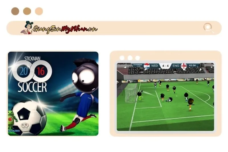 Stickman Soccer - Game người que đá bóng