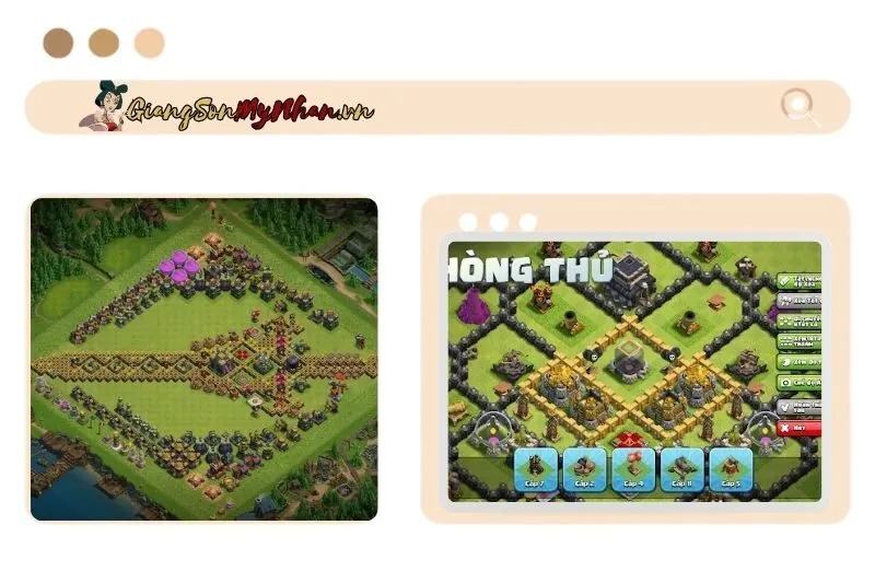 Hệ thống quân lính và công trình trong Clash of Clans